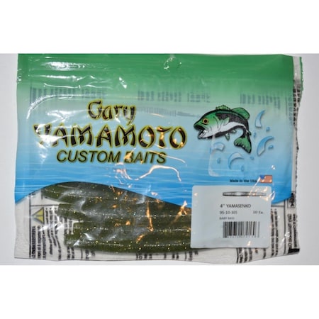 Alegria 4 in. Senko Baby Bass Fishing Lure, 10PK AL3513732